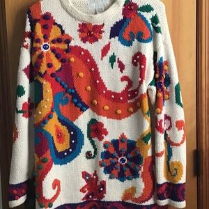 Vintage The Limited Colorful Sweater